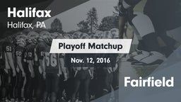 Matchup: Halifax vs. Fairfield  2016