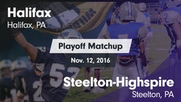Matchup: Halifax vs. Steelton-Highspire  2016