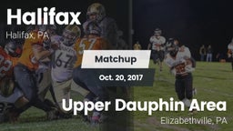 Matchup: Halifax vs. Upper Dauphin Area  2017