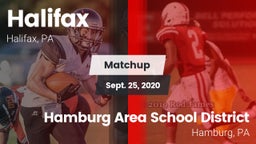 Matchup: Halifax vs. Hamburg Area School District 2020