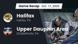 Recap: Halifax  vs. Upper Dauphin Area  2020