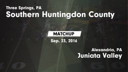 Matchup: Southern Huntingdon  vs. Juniata Valley  2016