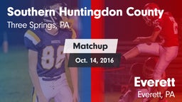 Matchup: Southern Huntingdon  vs. Everett  2016