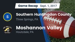 Recap: Southern Huntingdon County  vs. Moshannon Valley  2017