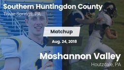 Matchup: Southern Huntingdon  vs. Moshannon Valley  2018