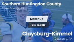 Matchup: Southern Huntingdon  vs. Claysburg-Kimmel  2018