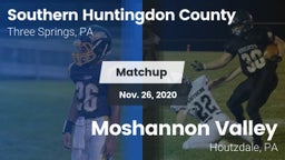Matchup: Southern Huntingdon  vs. Moshannon Valley  2020