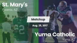 Matchup: St. Mary's vs. Yuma Catholic  2017