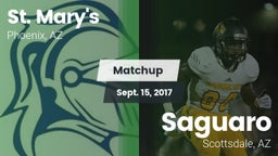 Matchup: St. Mary's vs. Saguaro  2017