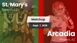 Matchup: St. Mary's vs. Arcadia  2018