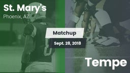 Matchup: St. Mary's vs. Tempe 2018