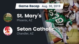 Recap: St. Mary's  vs. Seton Catholic  2019