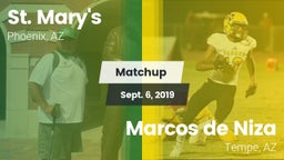 Matchup: St. Mary's vs. Marcos de Niza  2019