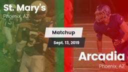 Matchup: St. Mary's vs. Arcadia  2019