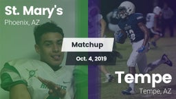 Matchup: St. Mary's vs. Tempe  2019