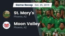 Recap: St. Mary's  vs. Moon Valley  2019