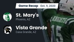 Recap: St. Mary's  vs. Vista Grande  2020