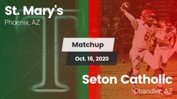 Matchup: St. Mary's vs. Seton Catholic  2020