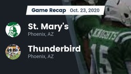 Recap: St. Mary's  vs. Thunderbird  2020