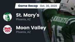 Recap: St. Mary's  vs. Moon Valley  2020