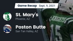 Recap: St. Mary's  vs. Poston Butte  2021