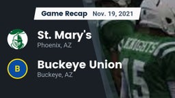 Recap: St. Mary's  vs. Buckeye Union  2021