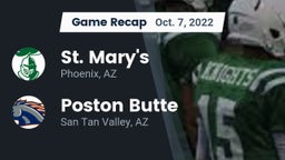Recap: St. Mary's  vs. Poston Butte  2022