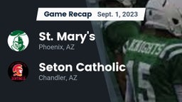Recap: St. Mary's  vs. Seton Catholic  2023