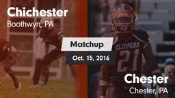 Matchup: Chichester vs. Chester  2016