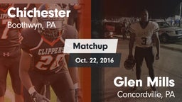 Matchup: Chichester vs. Glen Mills  2016