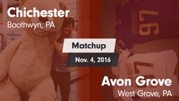 Matchup: Chichester vs. Avon Grove  2016
