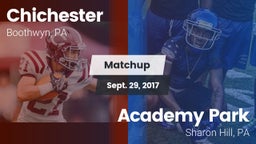 Matchup: Chichester vs. Academy Park  2017
