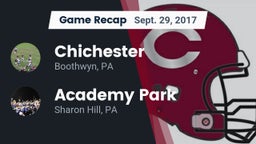 Recap: Chichester  vs. Academy Park  2017