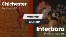 Matchup: Chichester vs. Interboro  2017