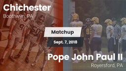 Matchup: Chichester vs. Pope John Paul II 2018