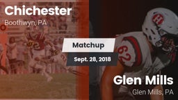 Matchup: Chichester vs. Glen Mills  2018