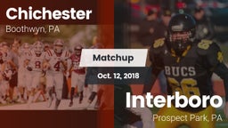 Matchup: Chichester vs. Interboro  2018