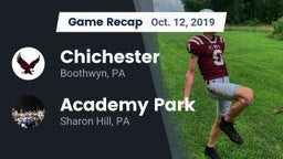 Recap: Chichester  vs. Academy Park  2019