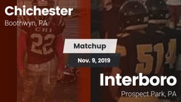 Matchup: Chichester vs. Interboro  2019