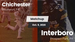 Matchup: Chichester vs. Interboro  2020