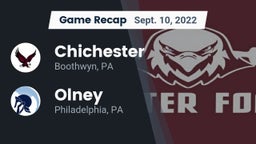 Recap: Chichester  vs. Olney  2022