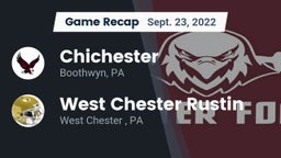 Recap: Chichester  vs. West Chester Rustin  2022