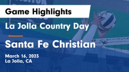 La Jolla Country Day  vs Santa Fe Christian  Game Highlights - March 16, 2023