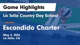 La Jolla Country Day School vs Escondido Charter  Game Highlights - May 4, 2024