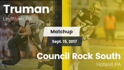 Matchup: Truman vs. Council Rock South  2017
