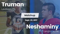Matchup: Truman vs. Neshaminy  2017
