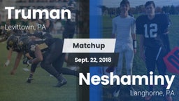 Matchup: Truman vs. Neshaminy  2018