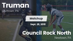 Matchup: Truman vs. Council Rock North  2018