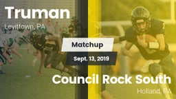 Matchup: Truman vs. Council Rock South  2019