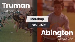Matchup: Truman vs. Abington  2019